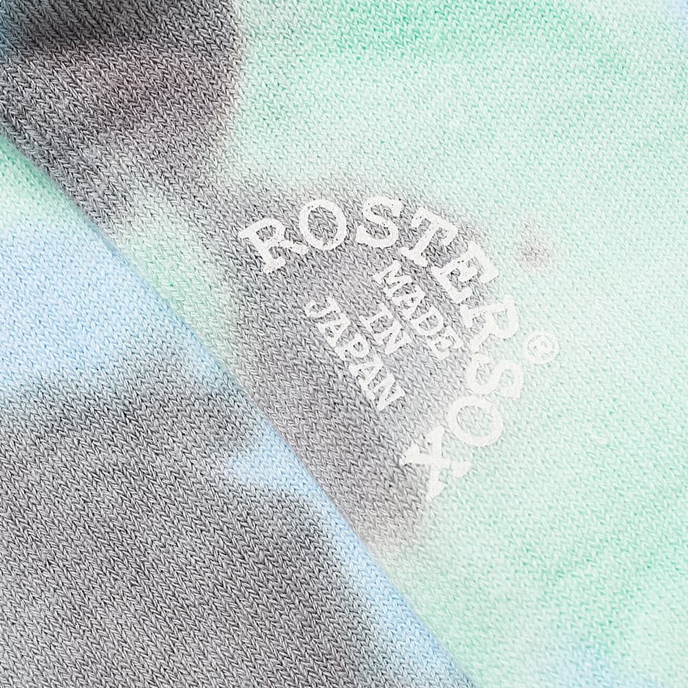 Rostersox TD3 Sock - Tiedye Green