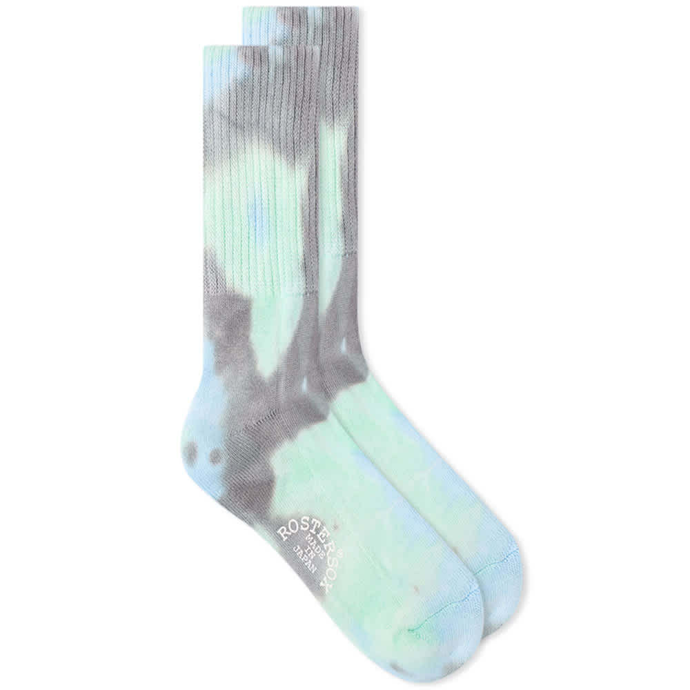 Rostersox TD3 Sock - Tiedye Green