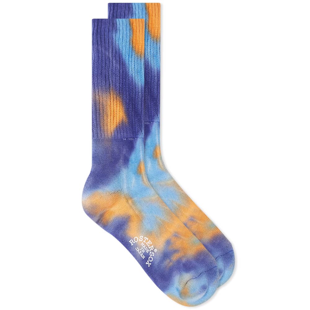 Rostersox TD3 Sock -Tiedye Orange