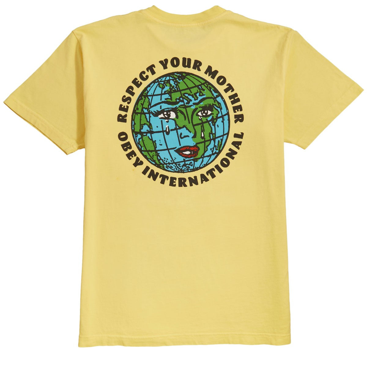 Obey Respect Your Mother T-Shirt - Pagoda Flower