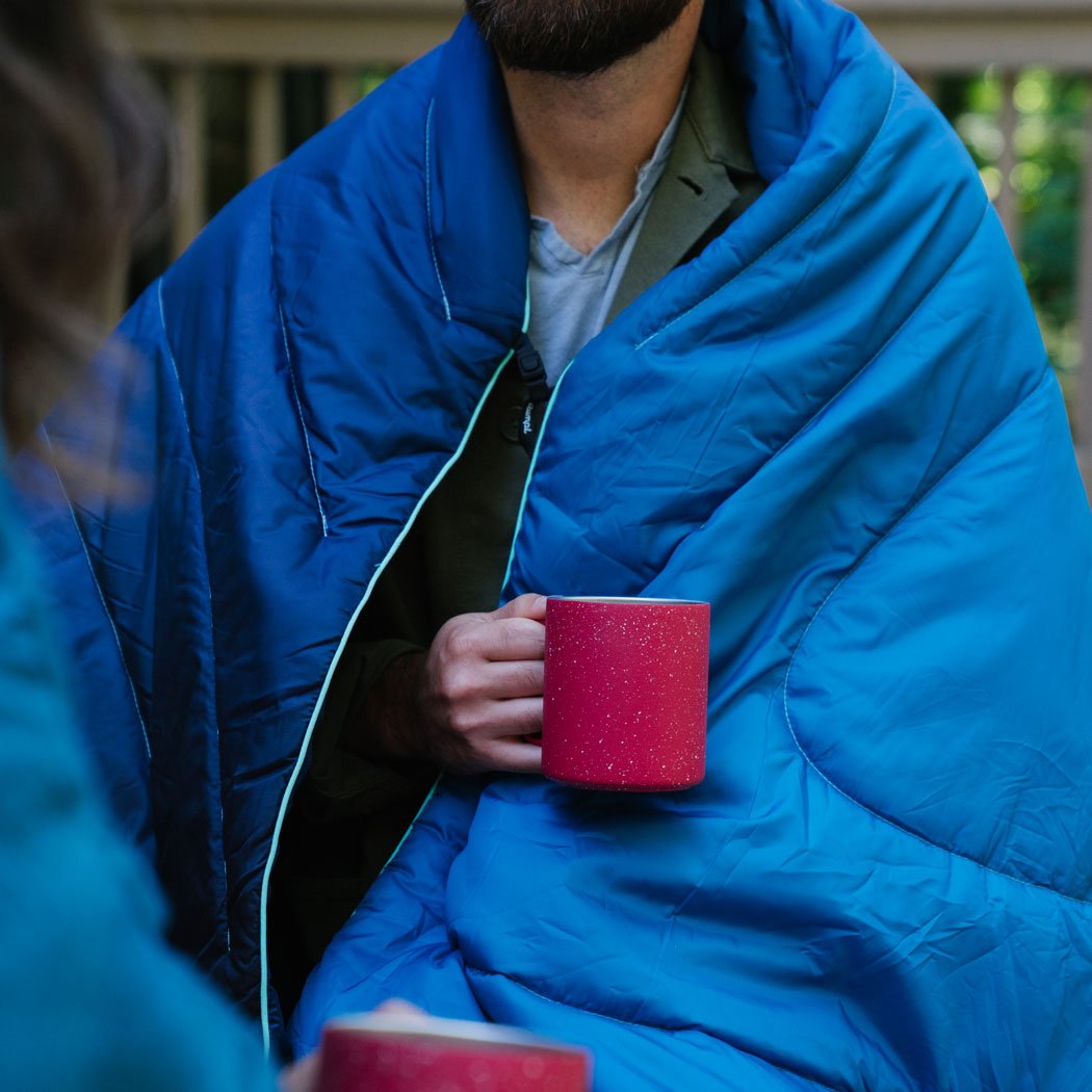 Rumpl Original Puffy Blanket - Ocean Fade
