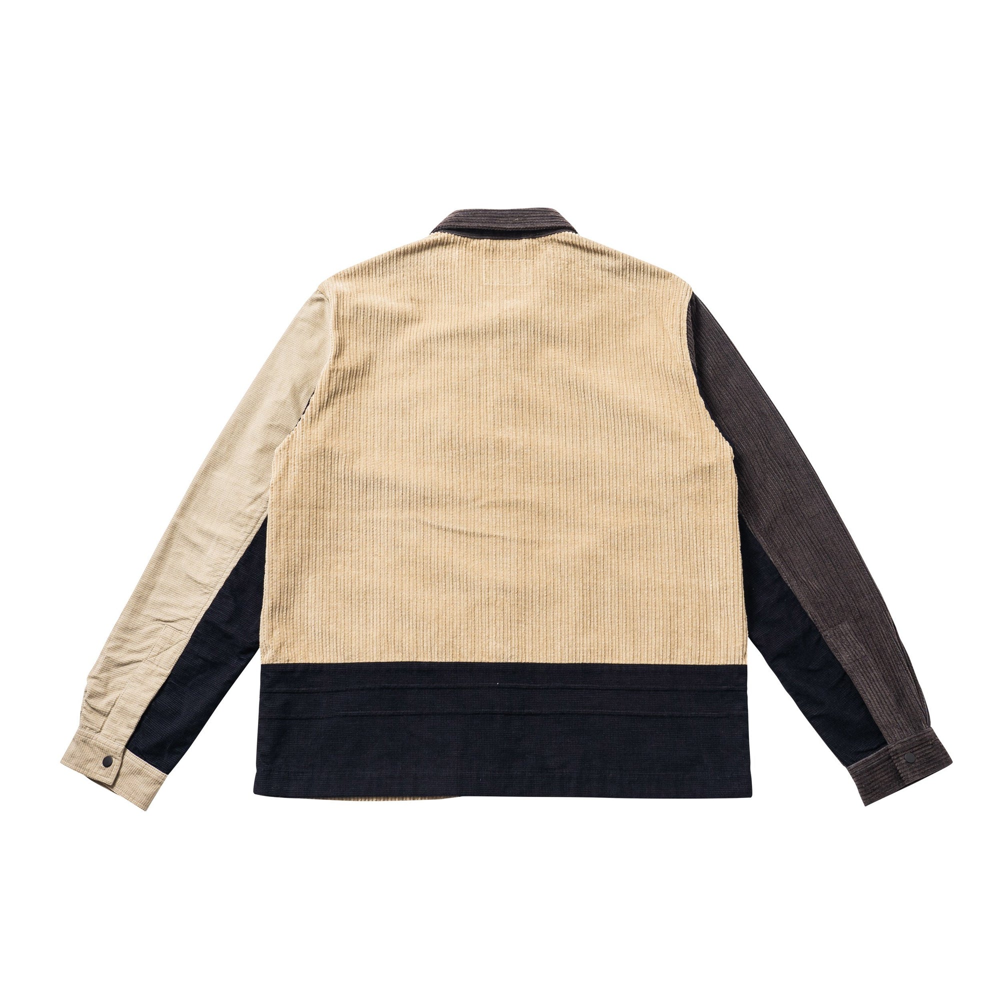 Folk Fracture Jacket Stone Black Mix