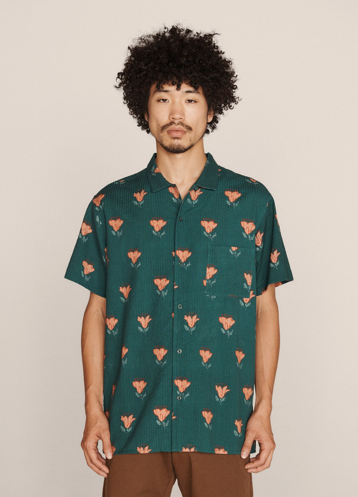 YMC Malick Shirt - Green