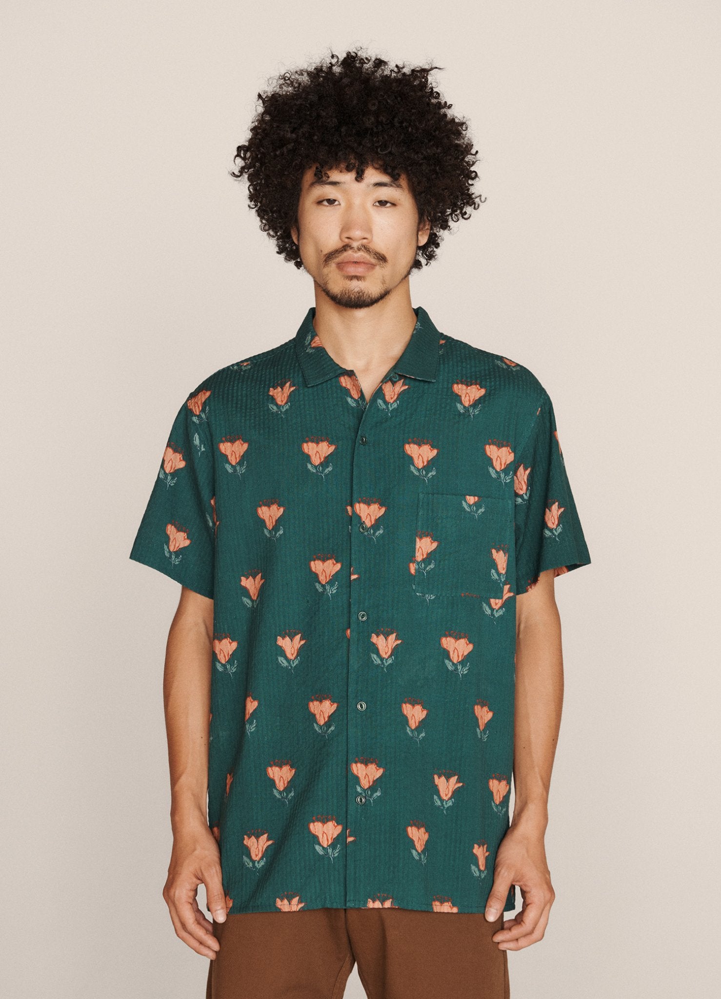 YMC Malick Shirt - Green