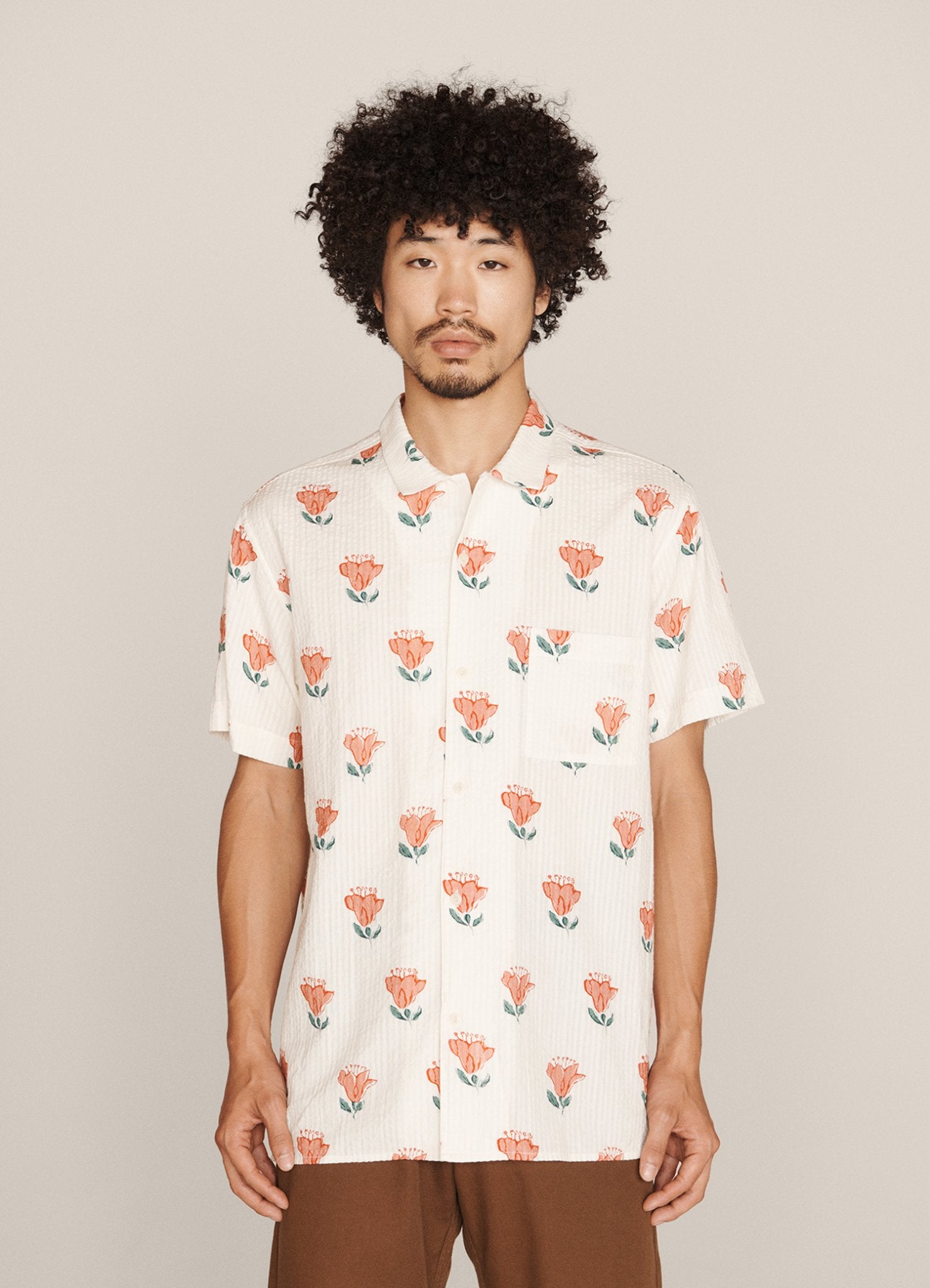 YMC Malick Shirt - Ecru