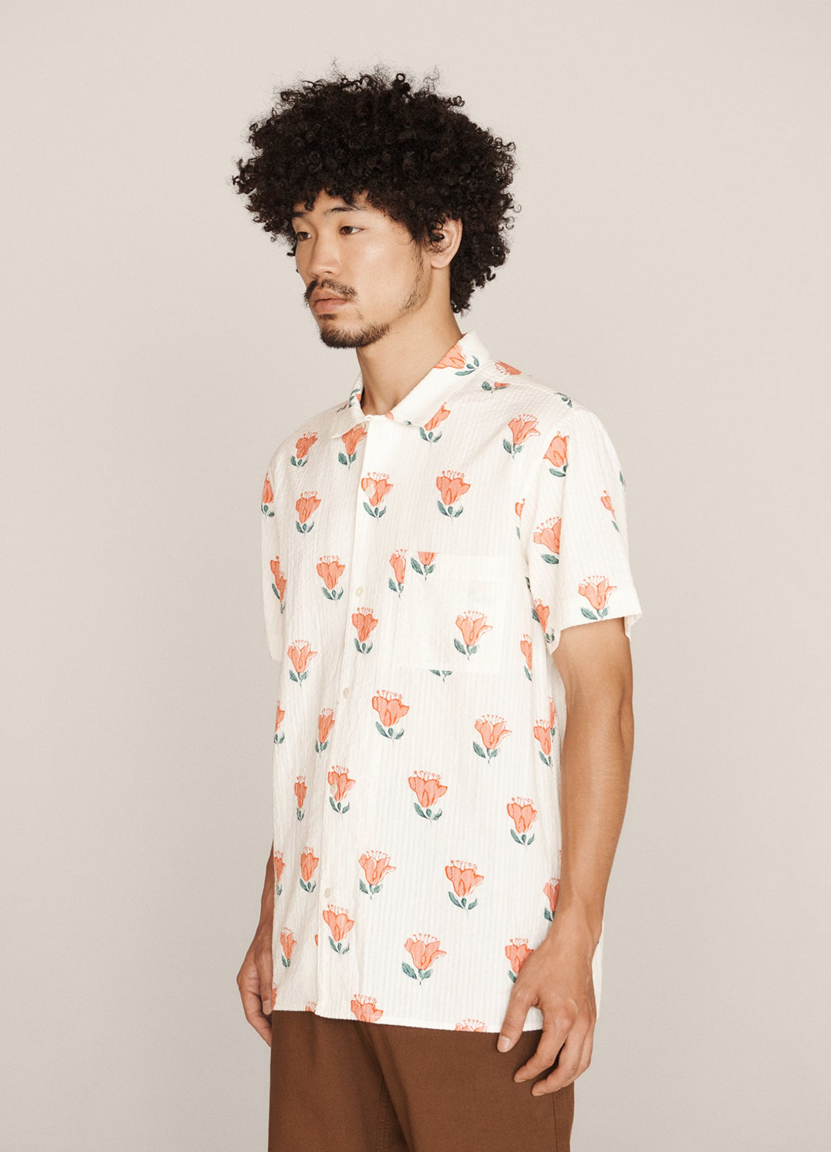 YMC Malick Shirt - Ecru