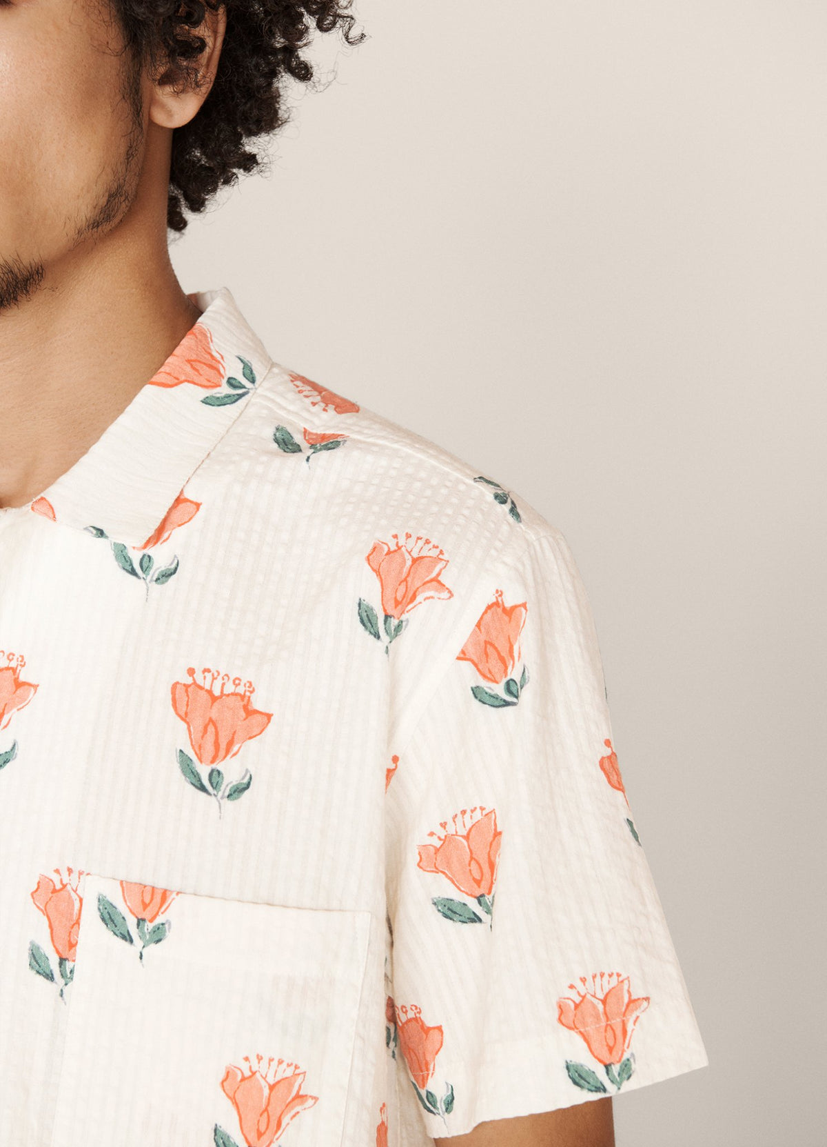 YMC Malick Shirt - Ecru
