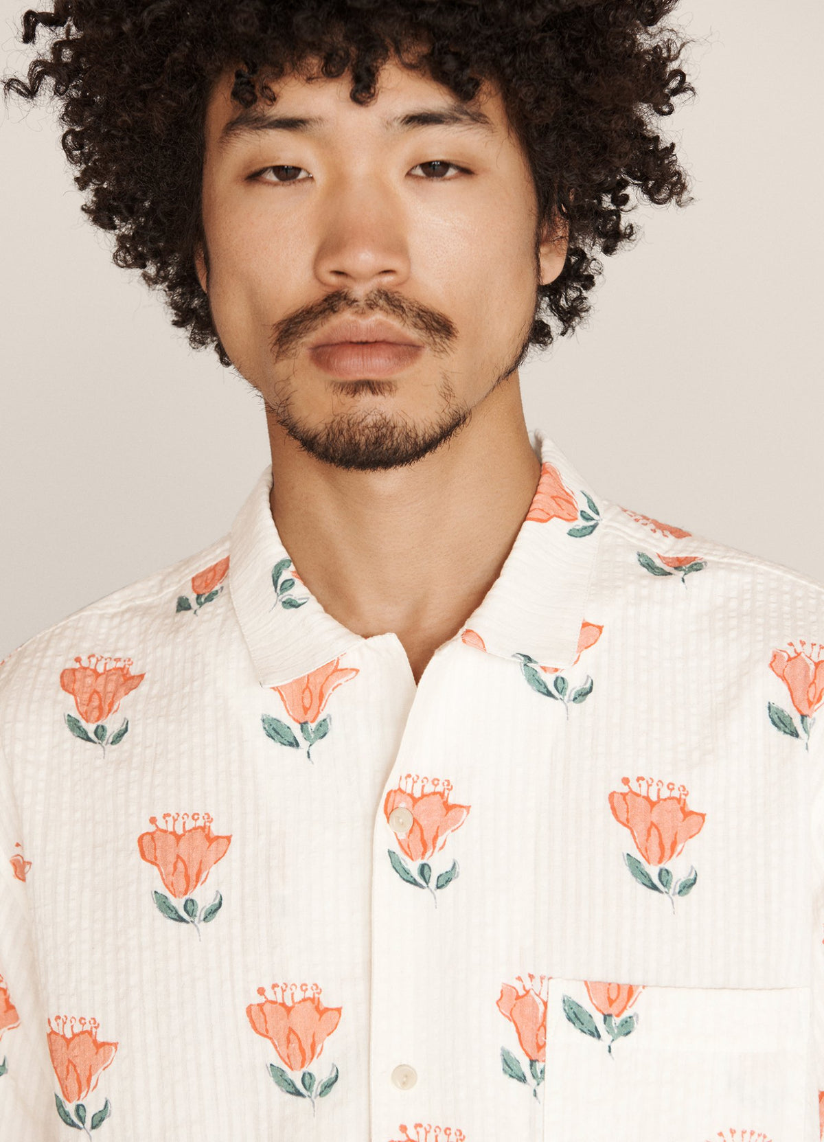 YMC Malick Shirt - Ecru