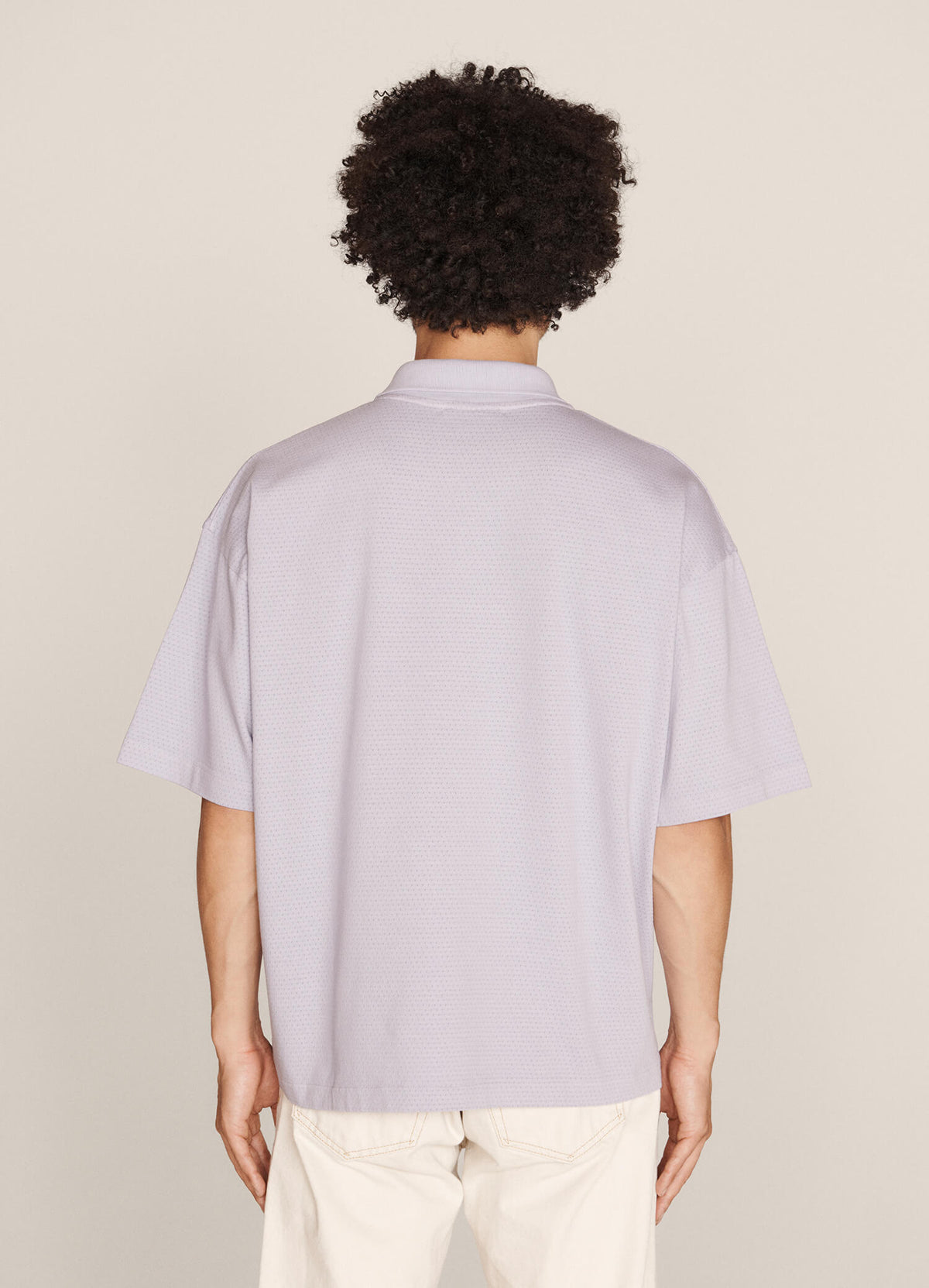 YMC Frat Zip Polo - Lilac