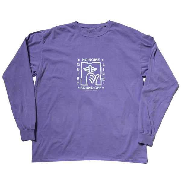 The Quiet Life No Noise LS T-Shirt - Purple