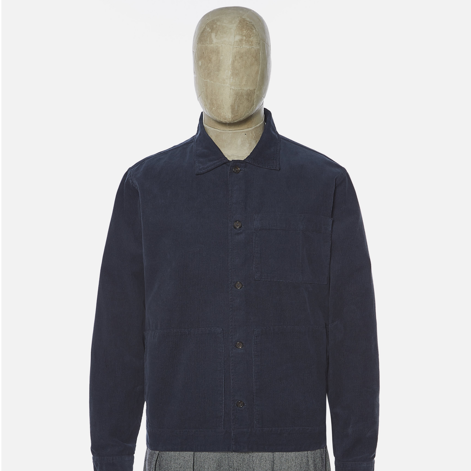 Universal Works Uniform Shirt Navy