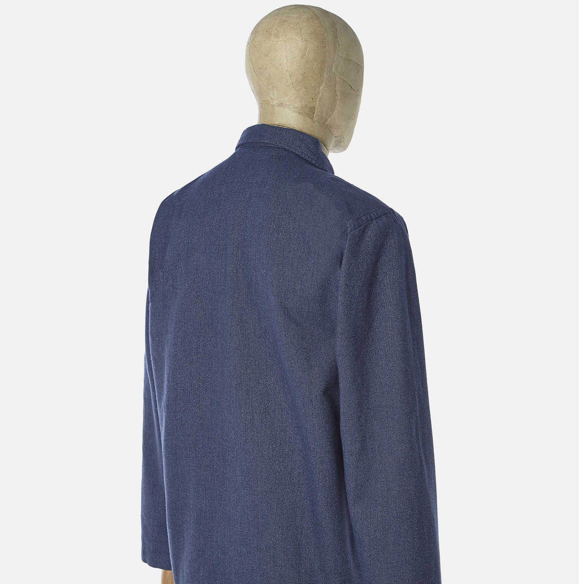 Universal Works Bakers Overshirt Blue