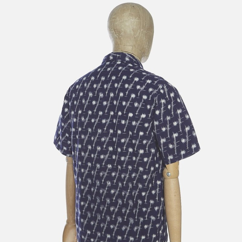 Universal Works Road Shirt - Indigo Ikat