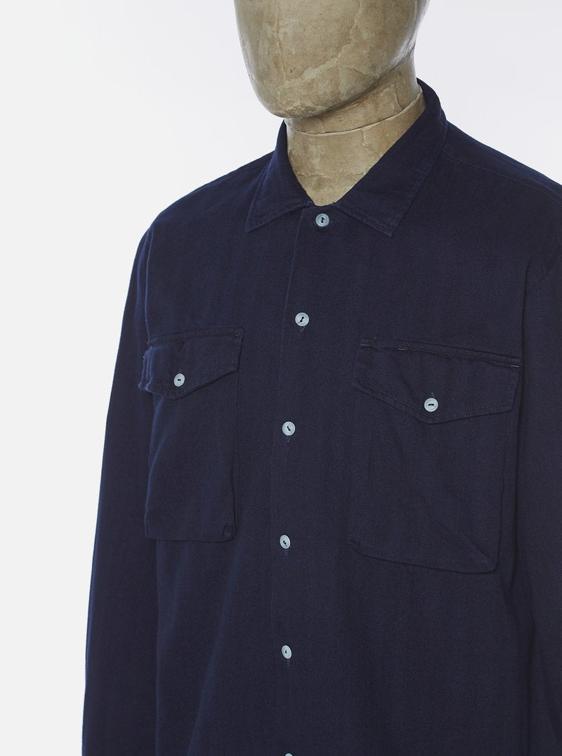 Universal Works Treck Shirt - Washed Indigo