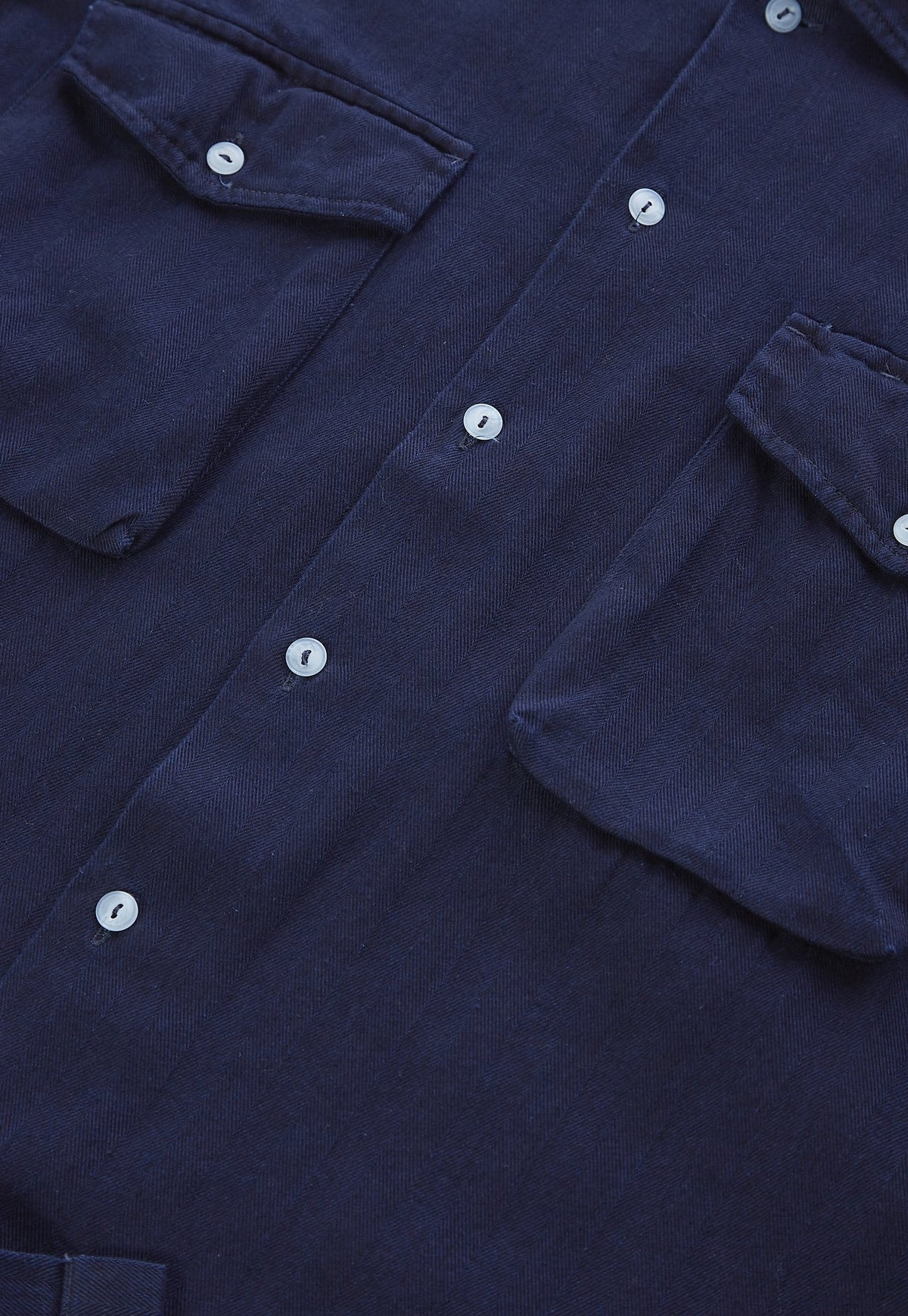 Universal Works Treck Shirt - Washed Indigo