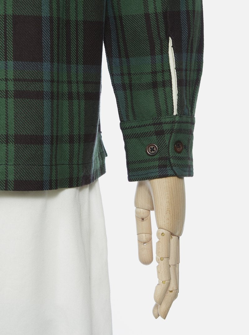 Universal Wokrs Utility Shirt - Green Heavy Check