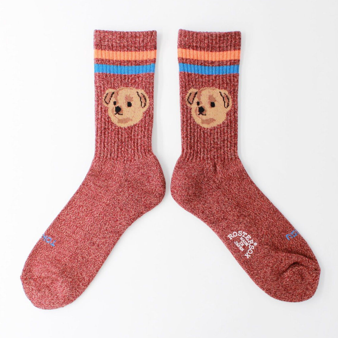 Rostersox Bear Moku Sock - Wine