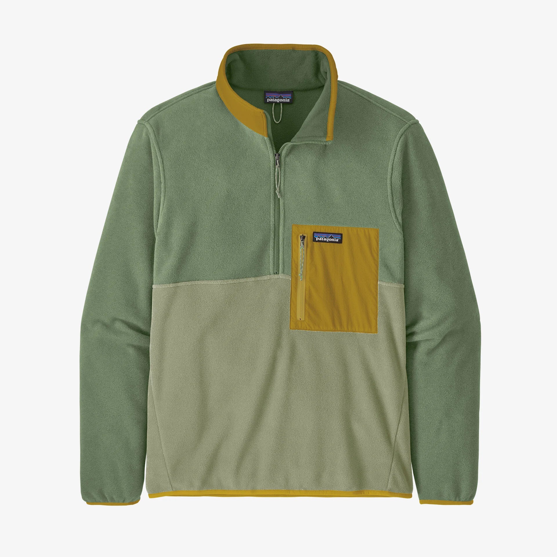 Patagonia Microdini 1/2 Zip - Salvia Green