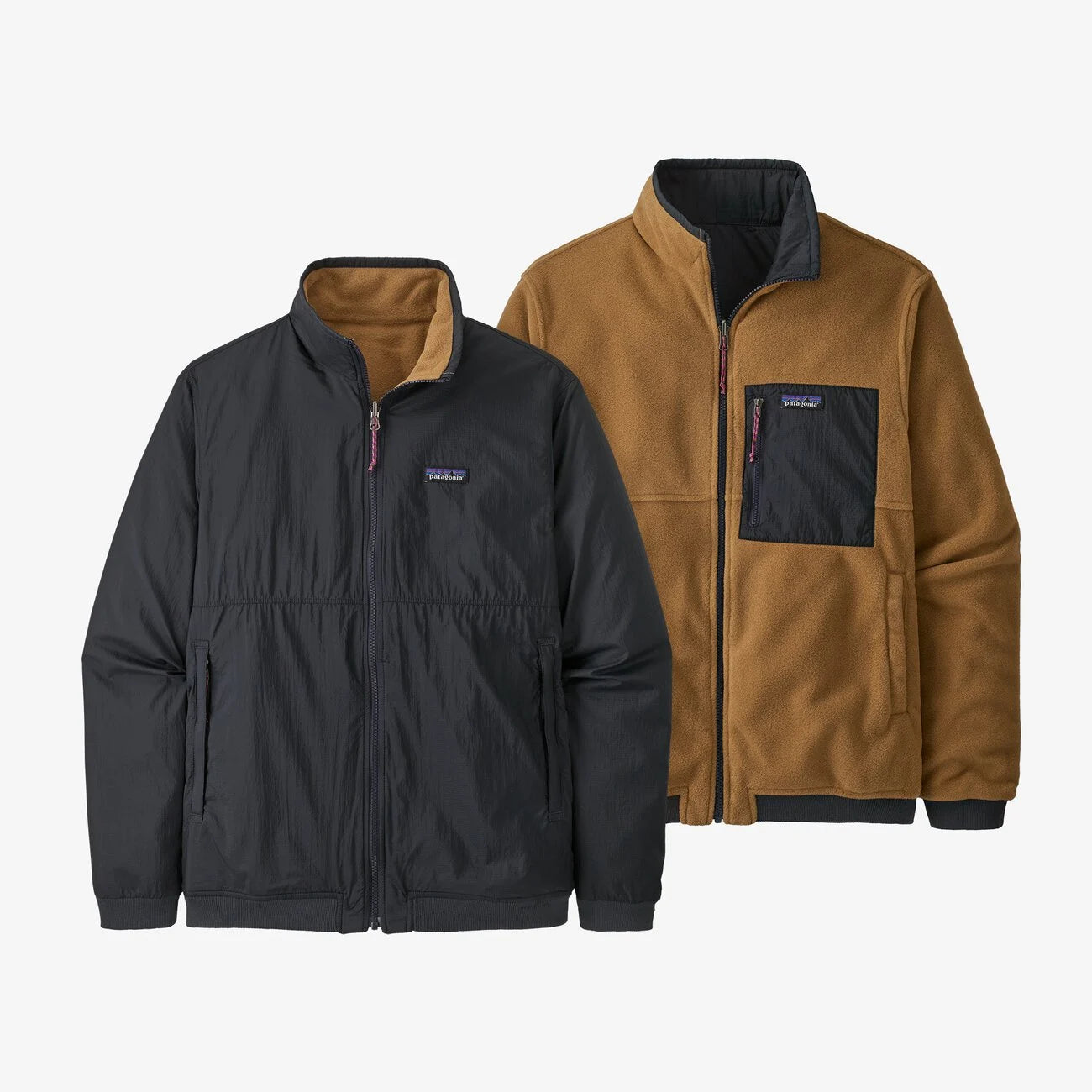 Patagonia Reversible Shelled Microdini - Pitch Blue