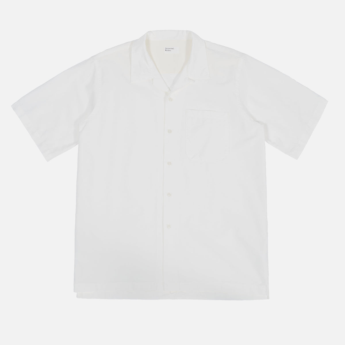 UW Camp Shirt - Ecru Oxford