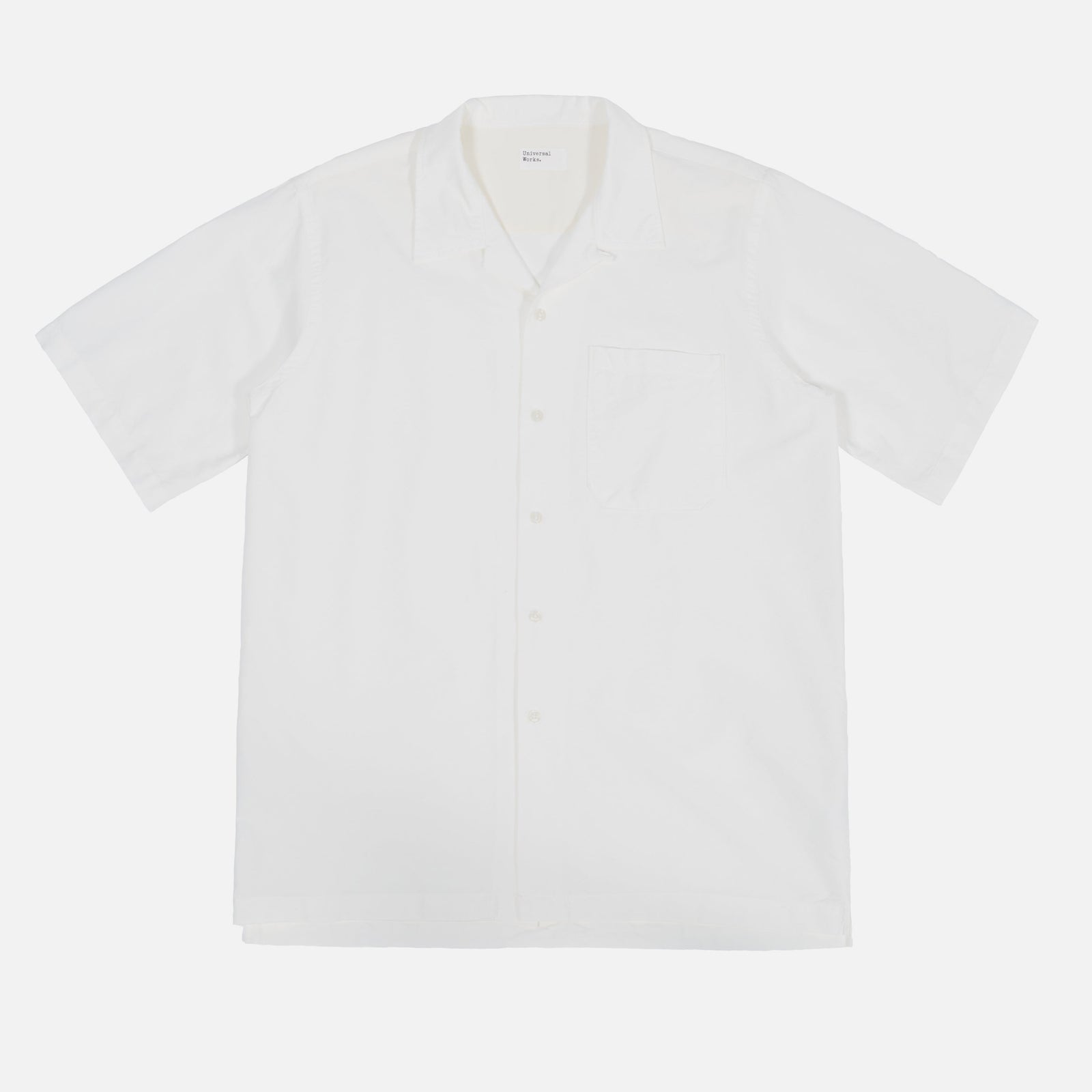 UW Camp Shirt - Ecru Oxford