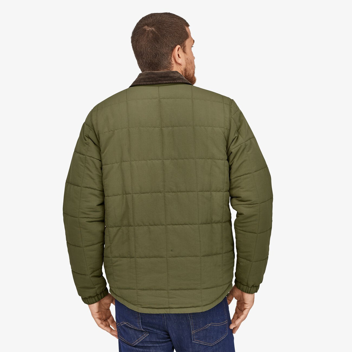 Patagonia Isthmus Quilted Shirt Jacket - Industrial Green