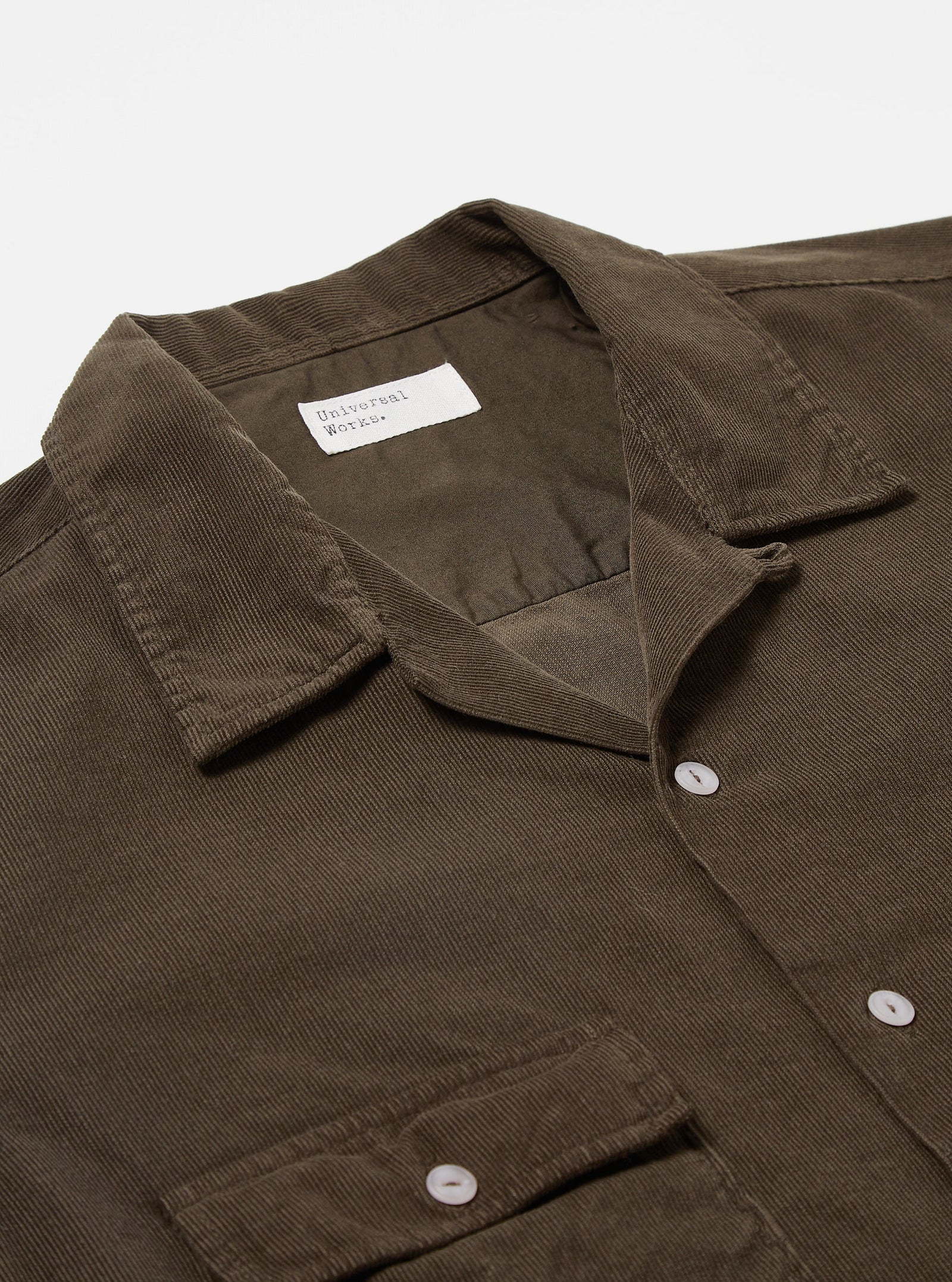 Universal Works Worker Shirt - Brown Cord