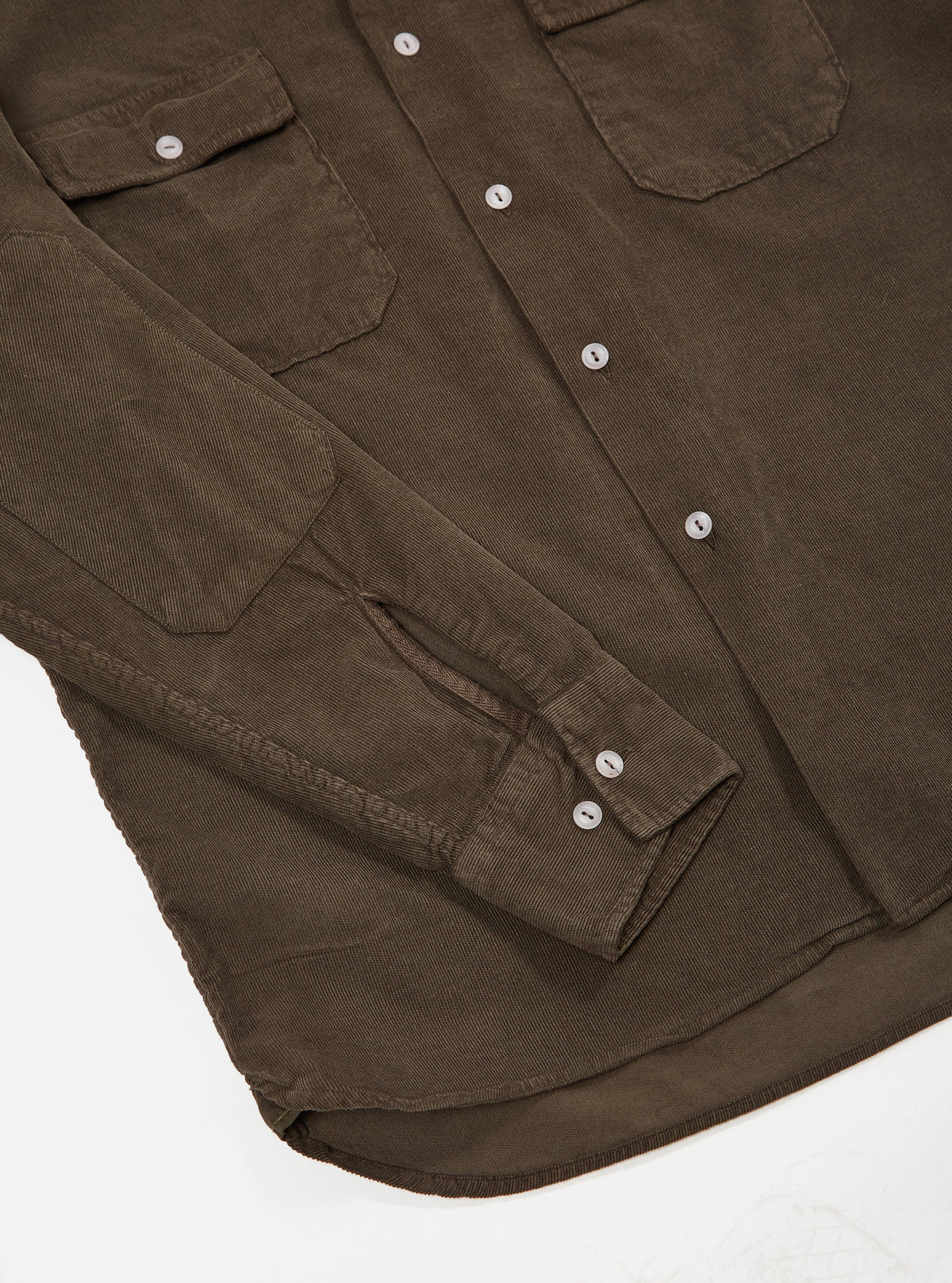 Universal Works Worker Shirt - Brown Cord