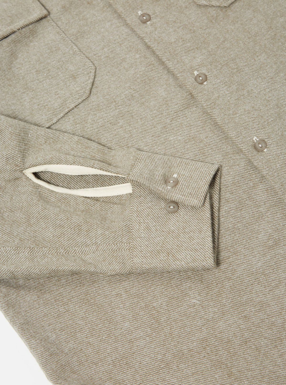Universal Works Worker Shirt - Sand Cotton