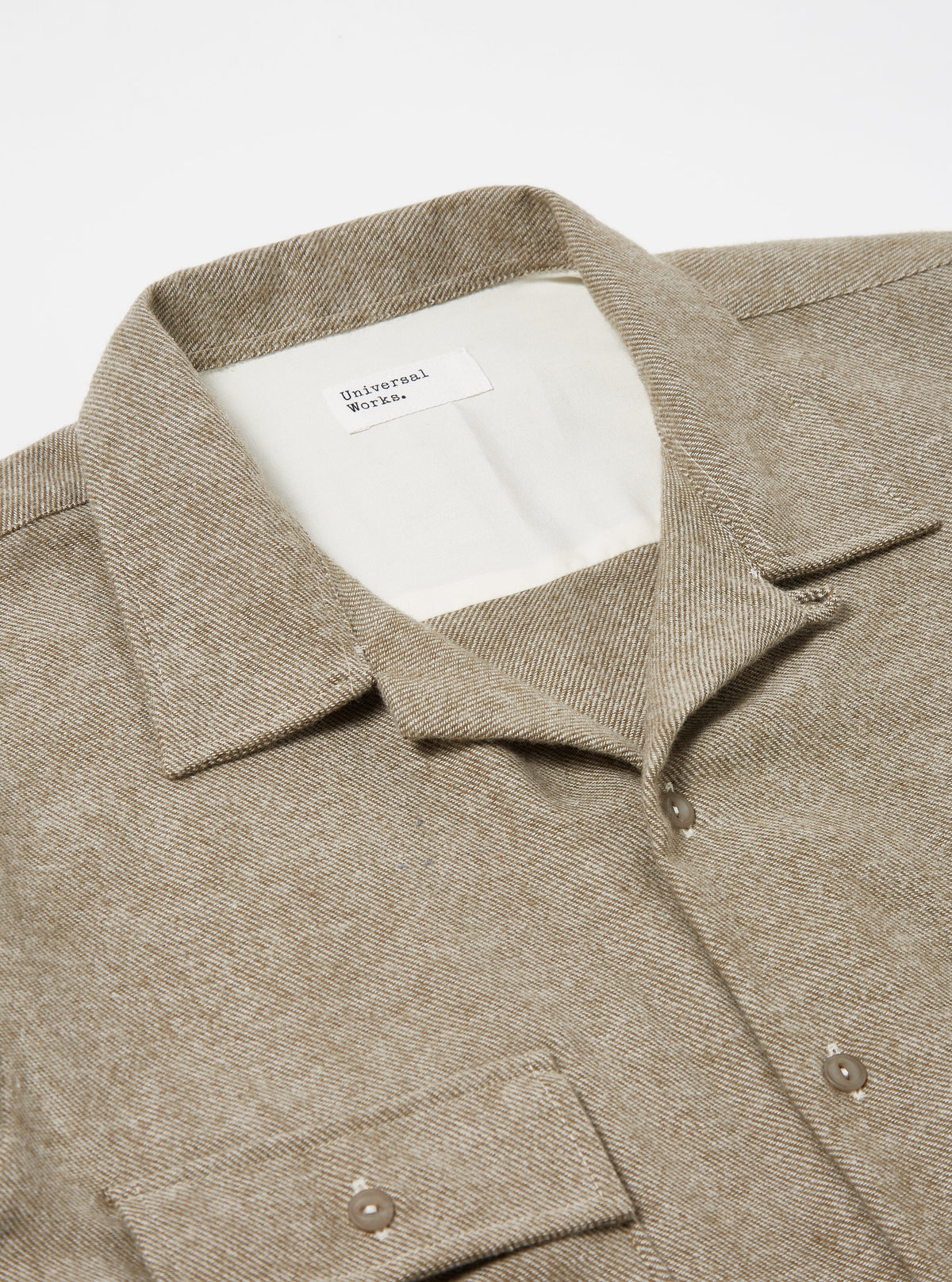 Universal Works Worker Shirt - Sand Cotton