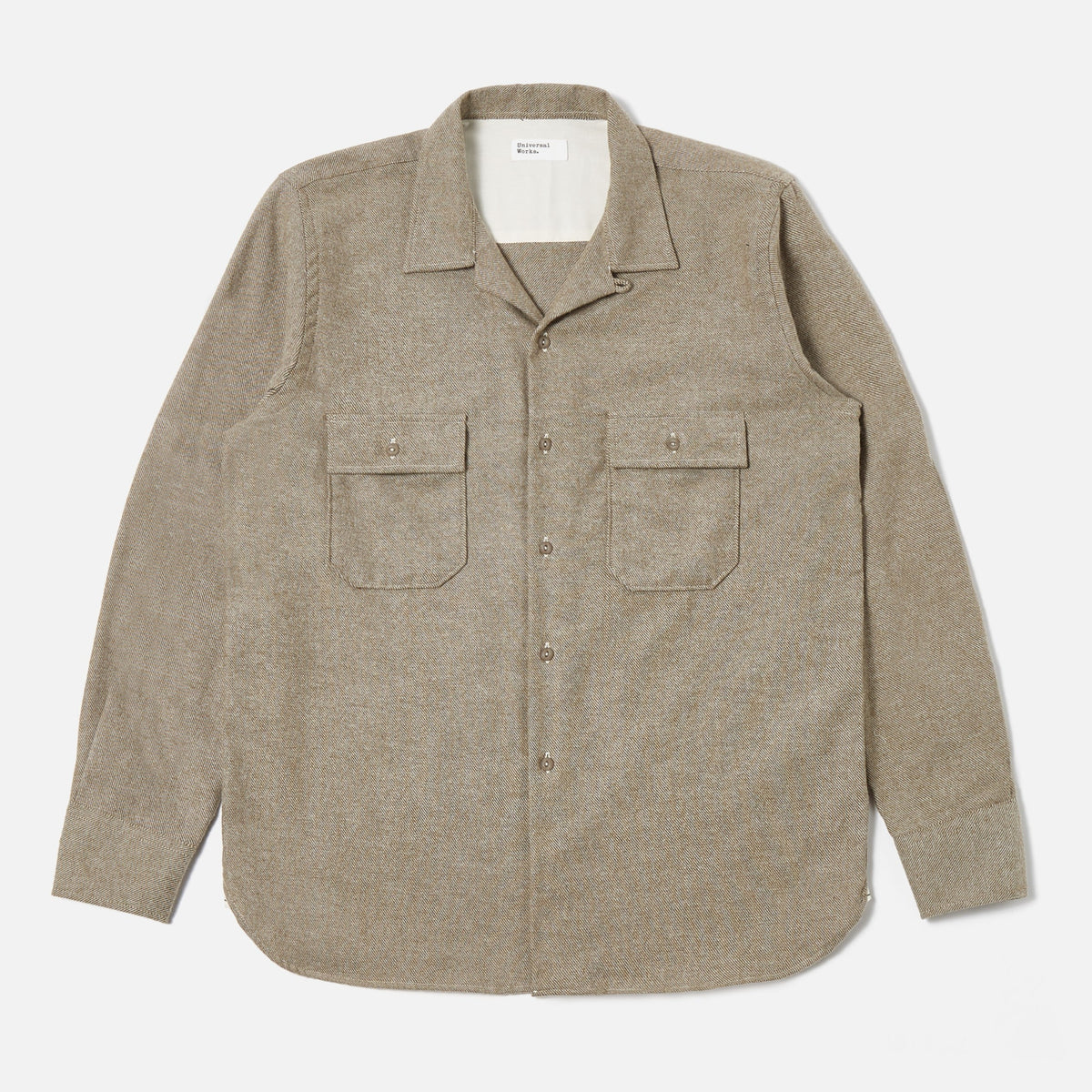 Universal Works Worker Shirt - Sand Cotton