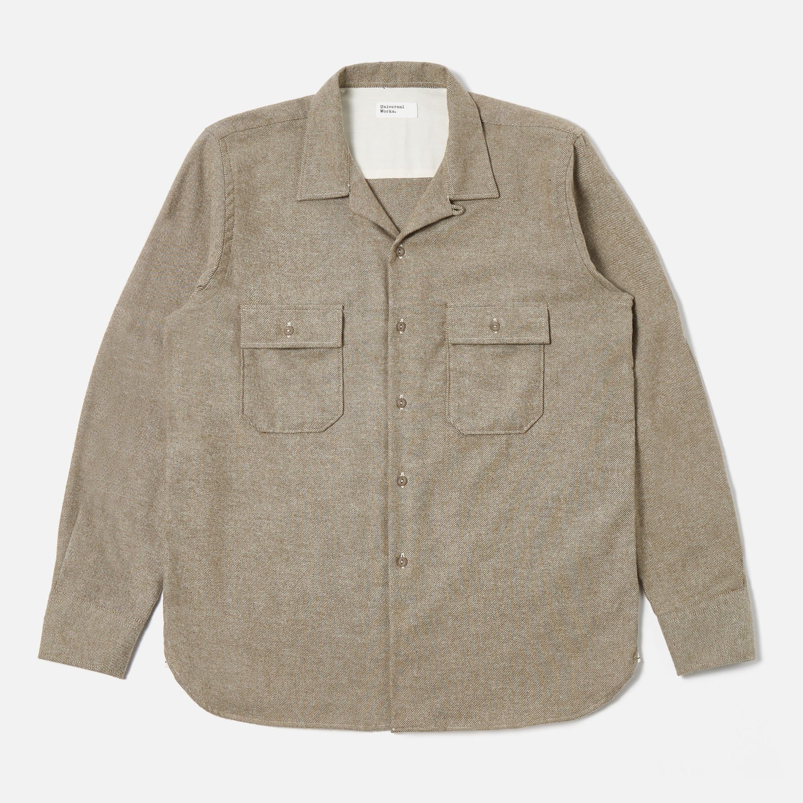 Universal Works Worker Shirt - Sand Cotton