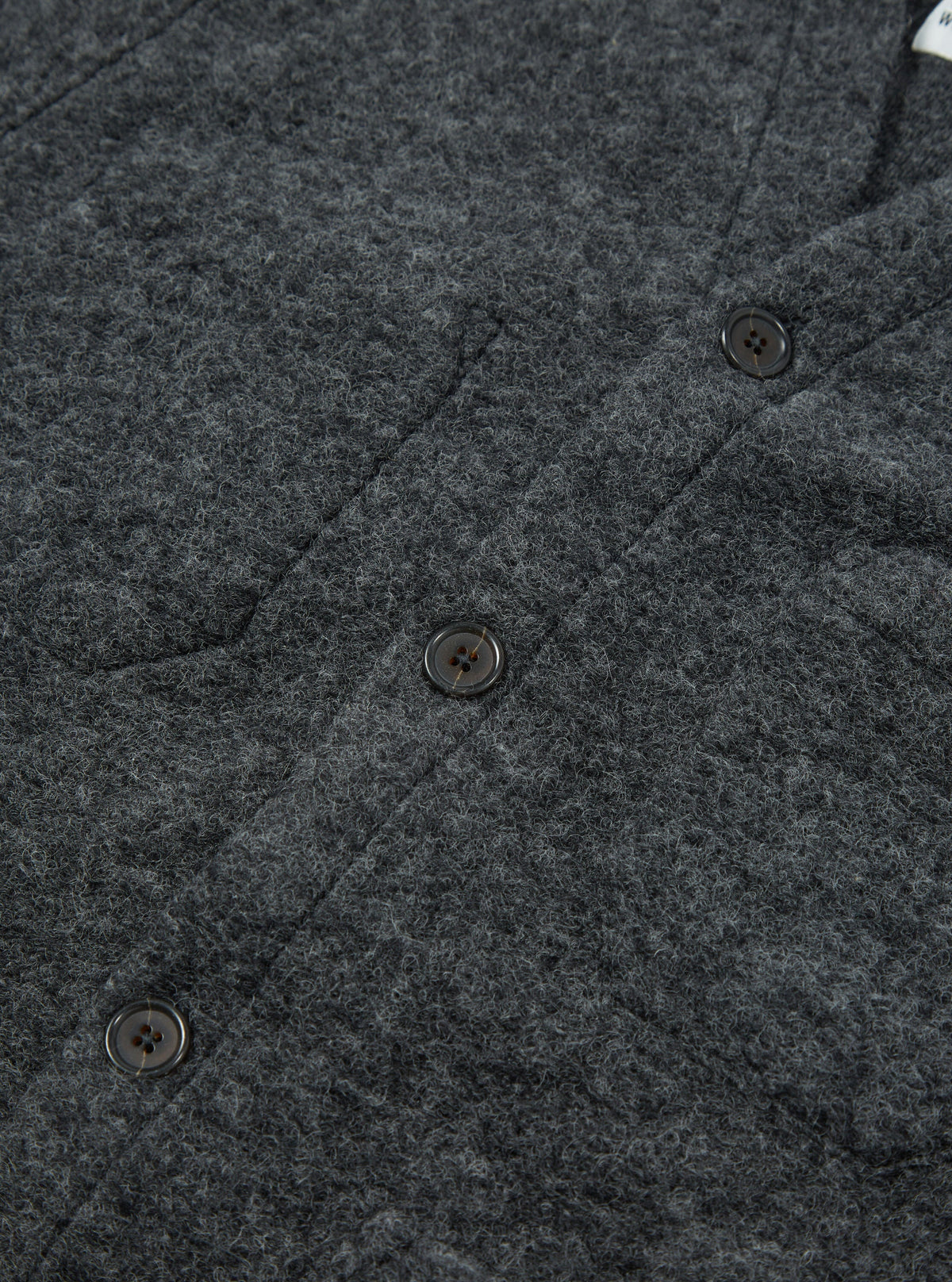 Universal Works Wool Cardigan - Charcoal