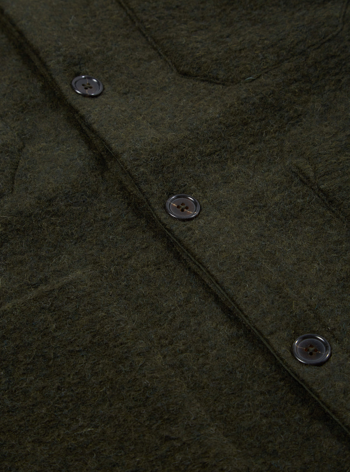Universal Works Cardigan - Olive