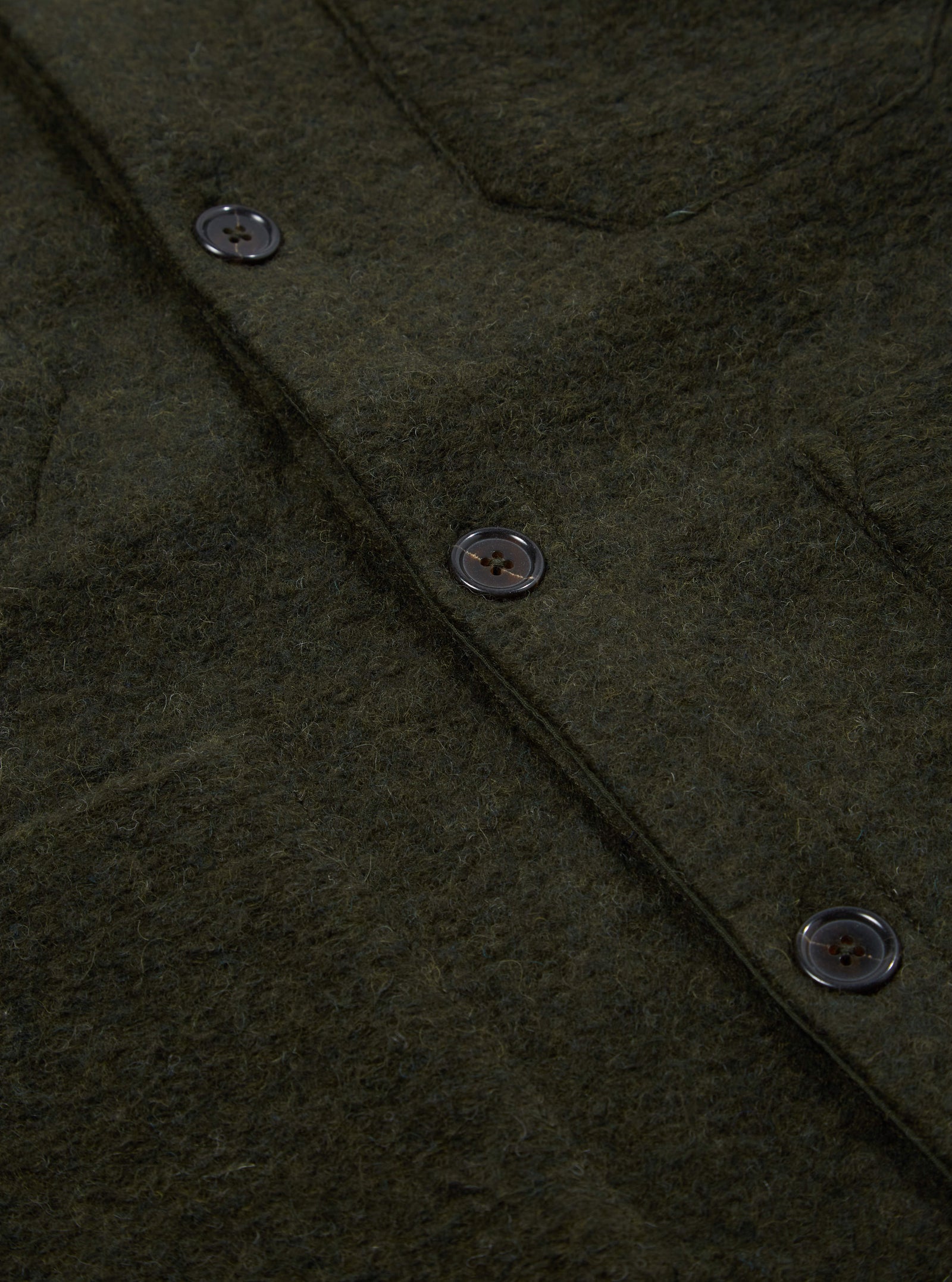 Universal Works Cardigan - Olive