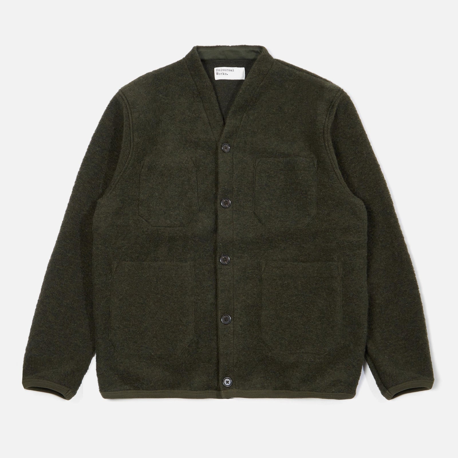 Universal Works Cardigan - Olive