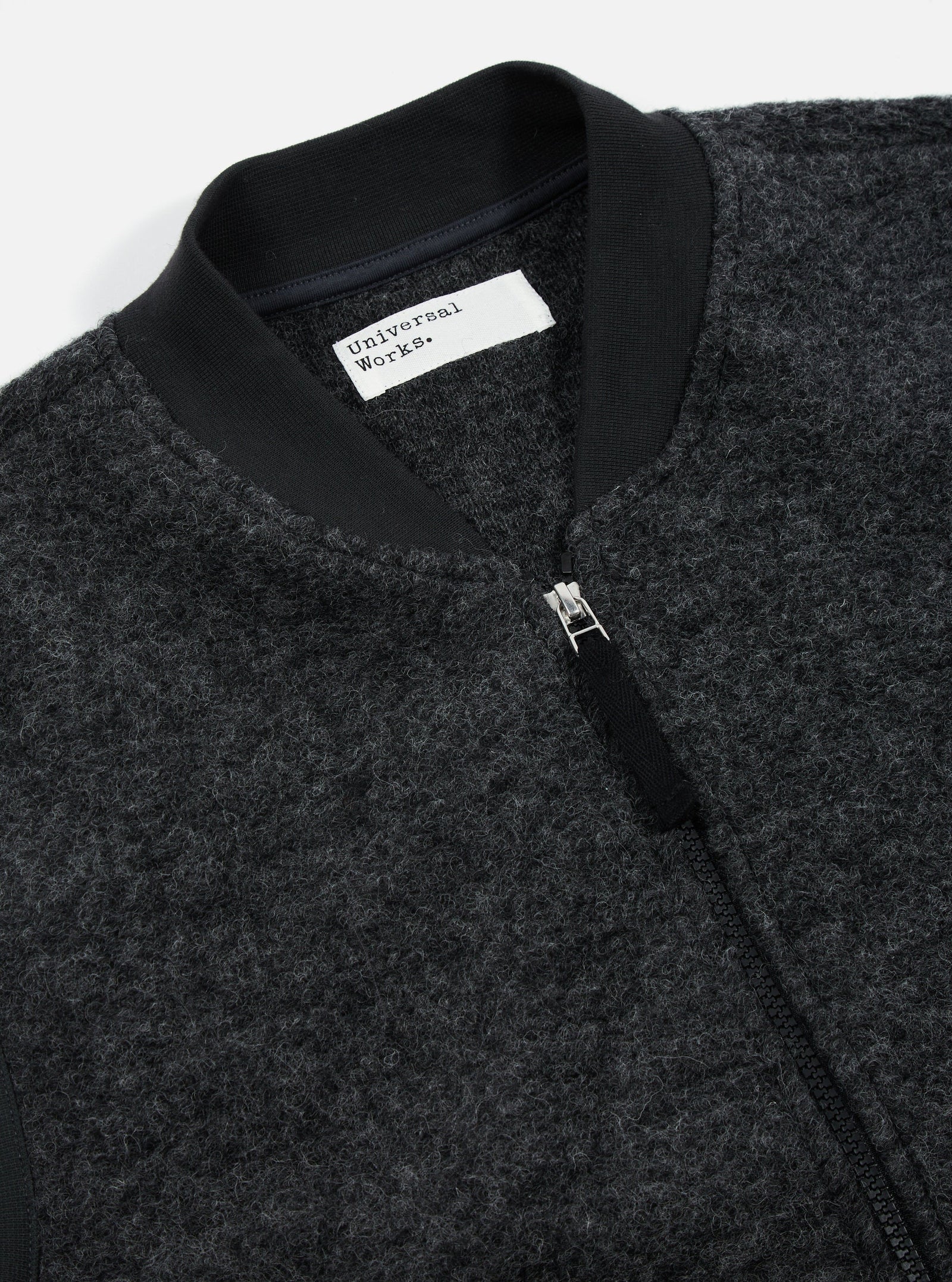 Universal Works Zip Waistcoat - Charcoal