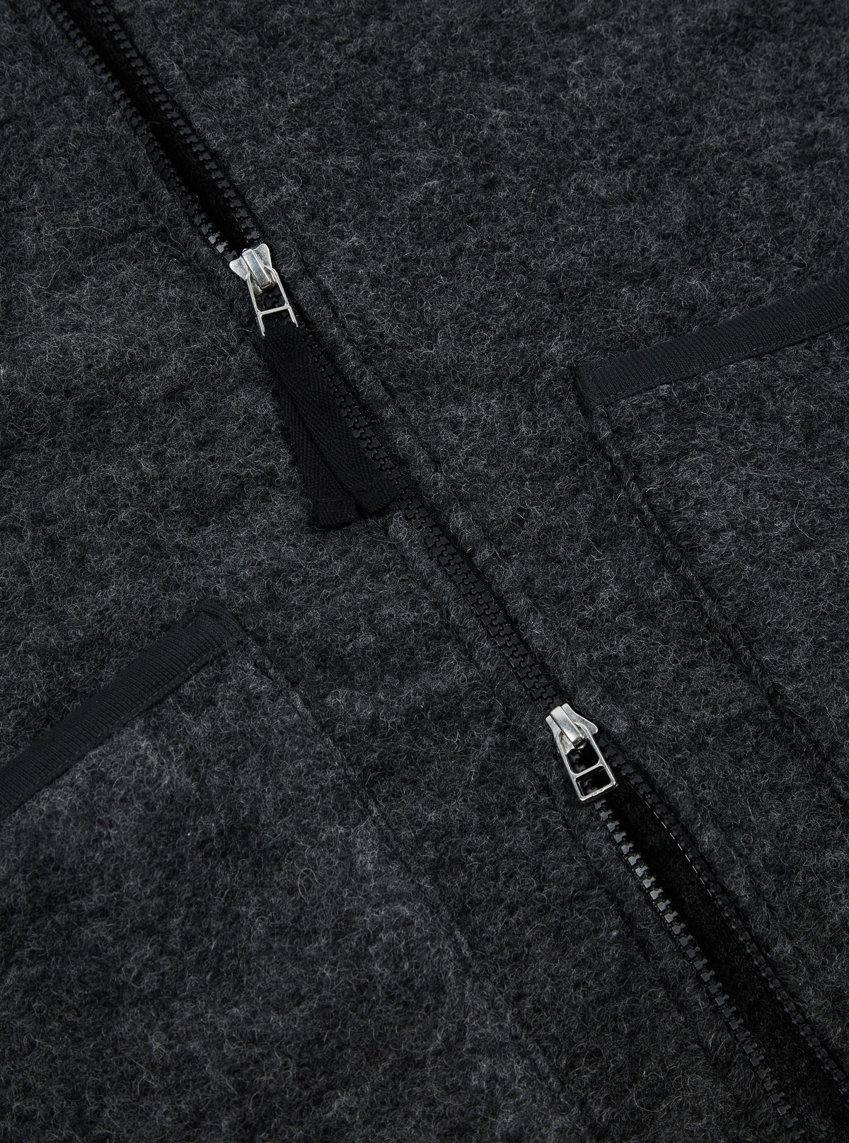 Universal Works Zip Waistcoat - Charcoal