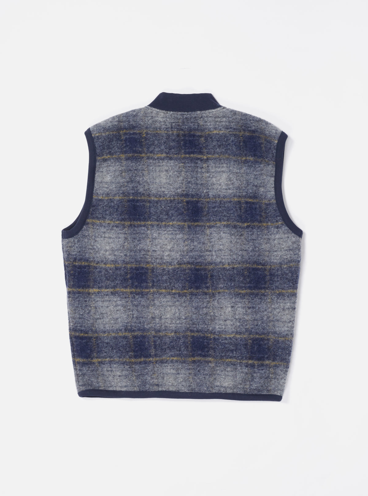 Universal Works Zip Waistcoat - Navy Wool