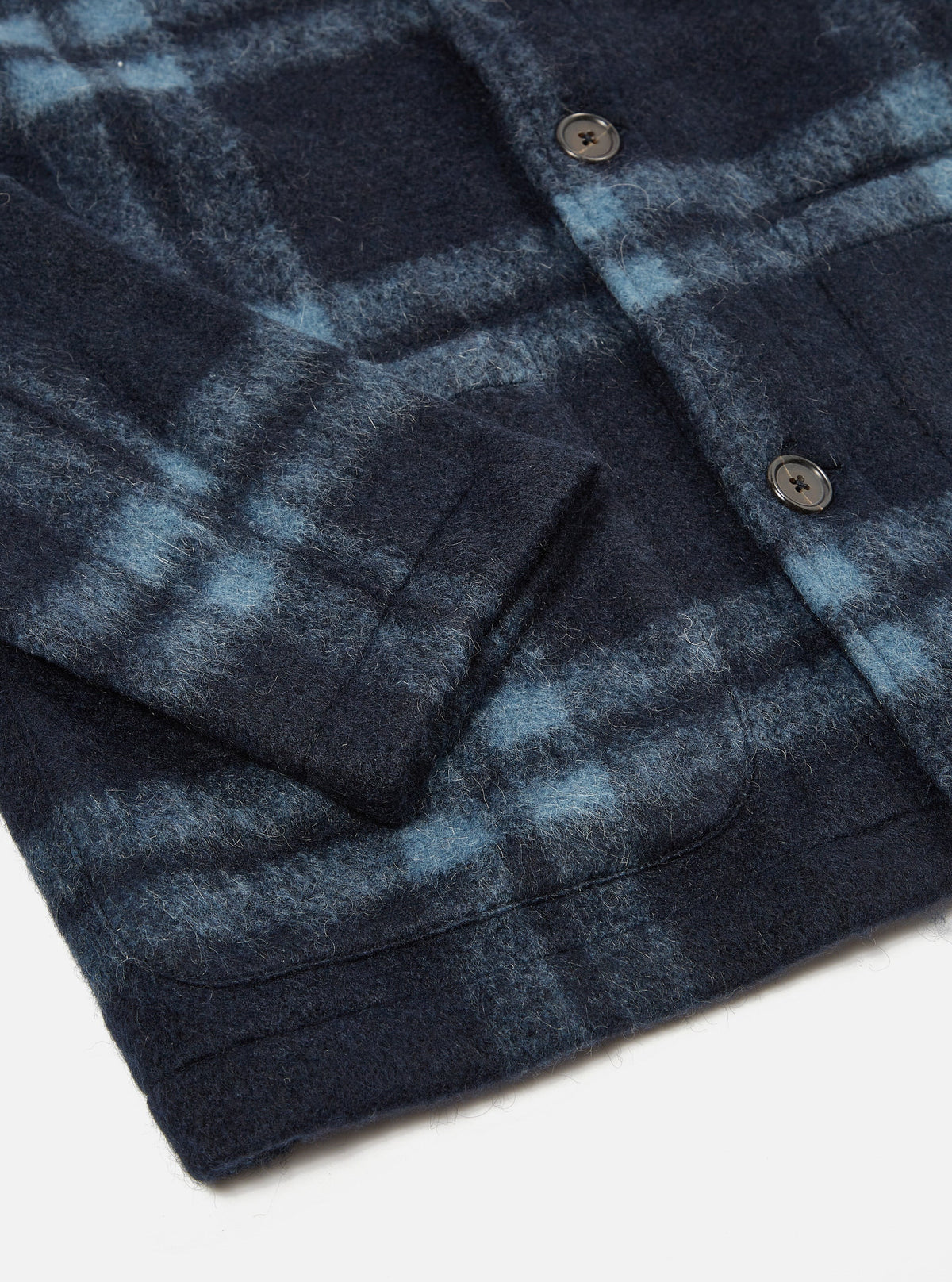 Universal Works Field Jacket - Soft Wool Navy