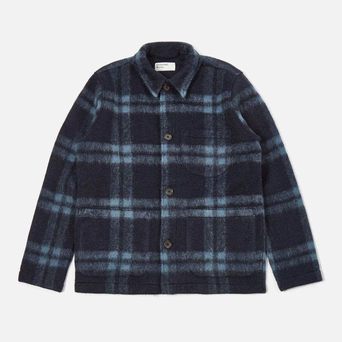 Universal Works Field Jacket - Soft Wool Navy
