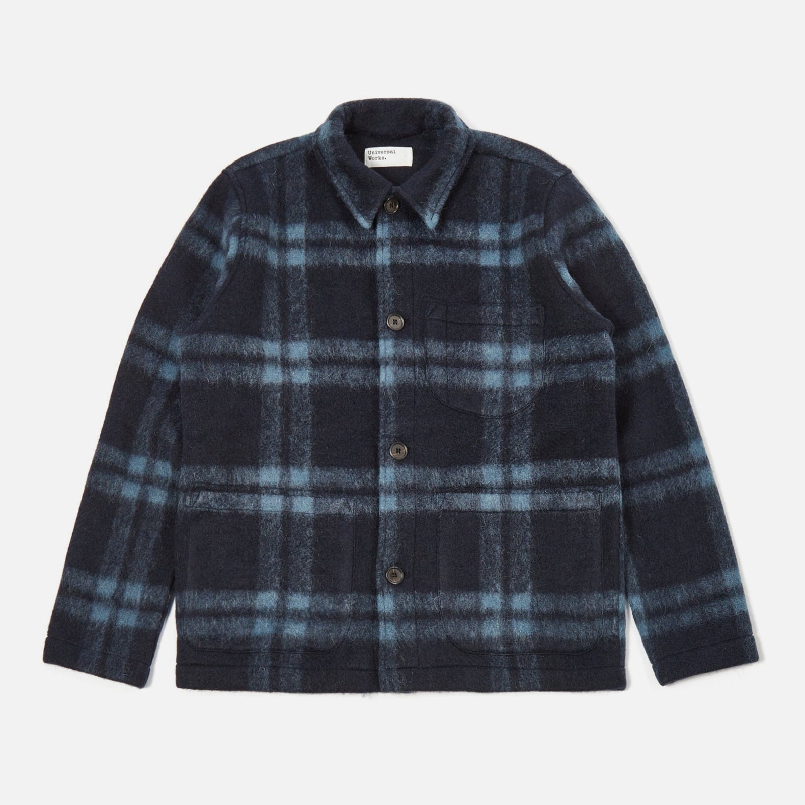 Universal Works Field Jacket - Soft Wool Navy