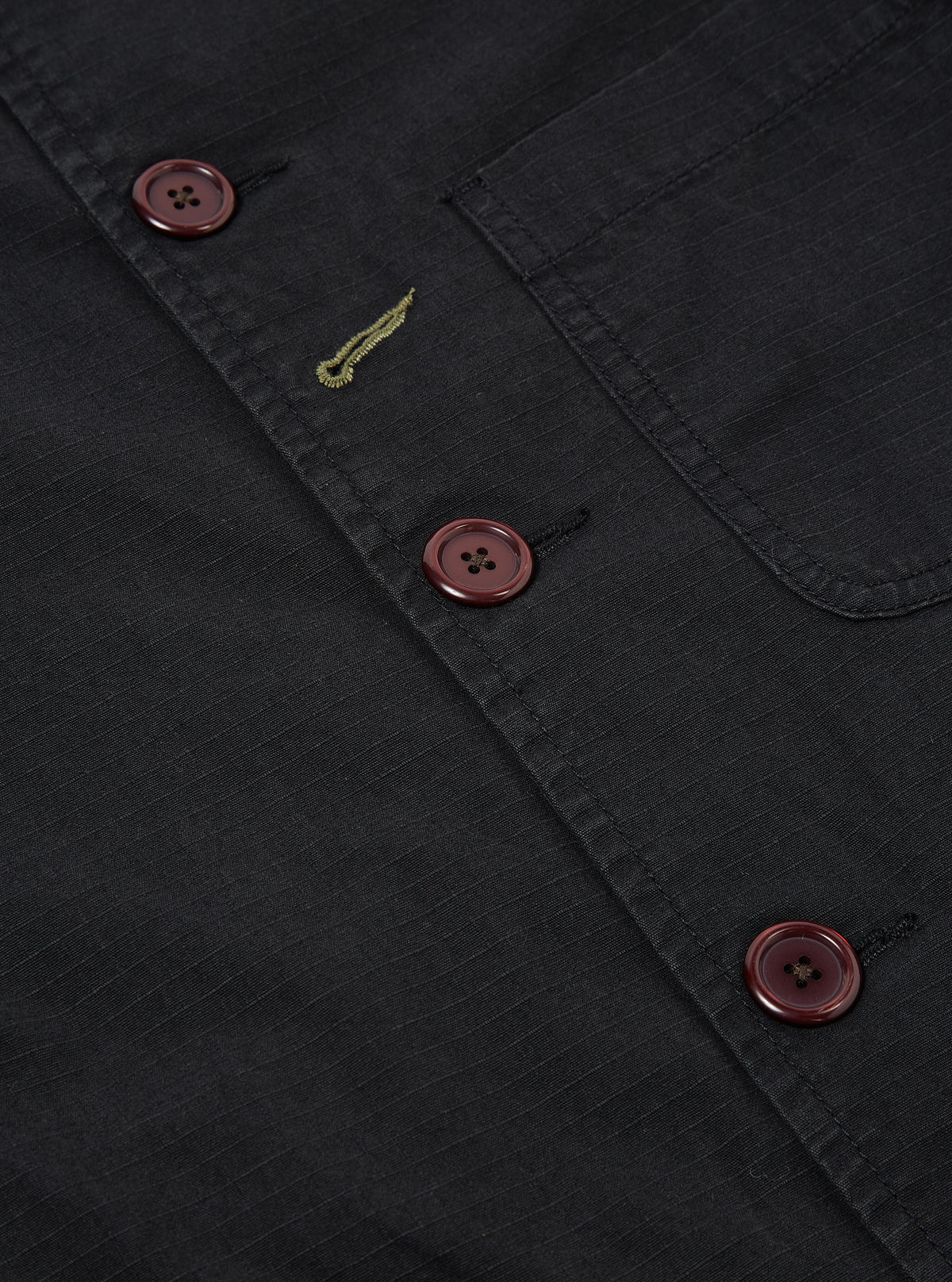 Universal Works Bakers Jacket - Heavy Ripstop Black
