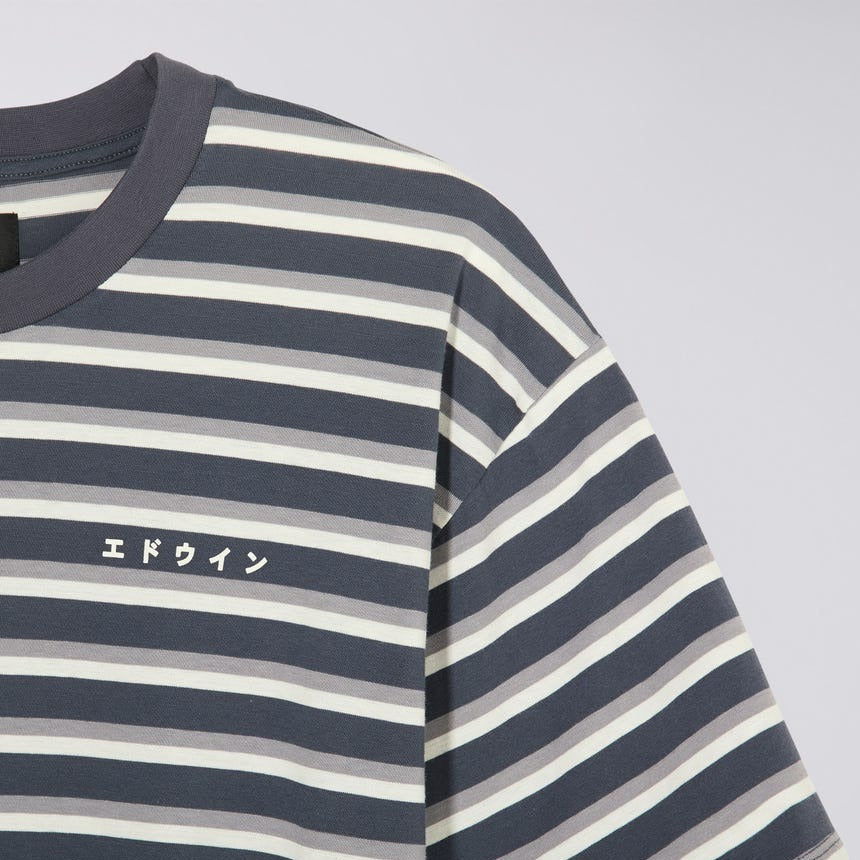 Edwin Quarter Jersey T-Shirt - French Navy