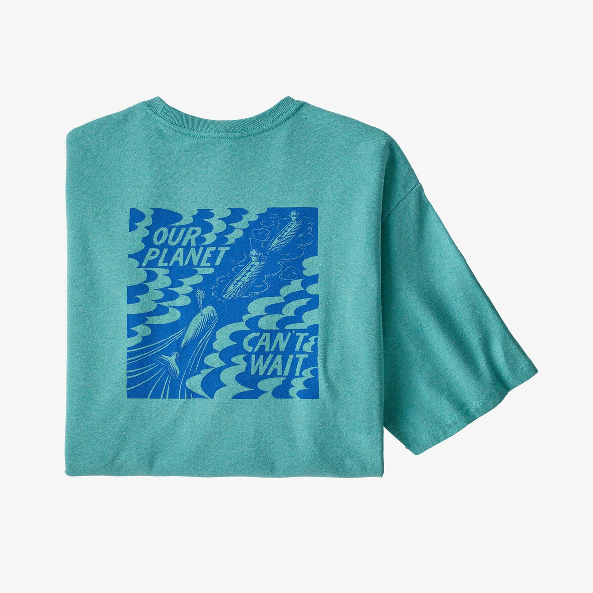 Patagonia Our Planet Can't Wait T-Shirt - Iggy Blue
