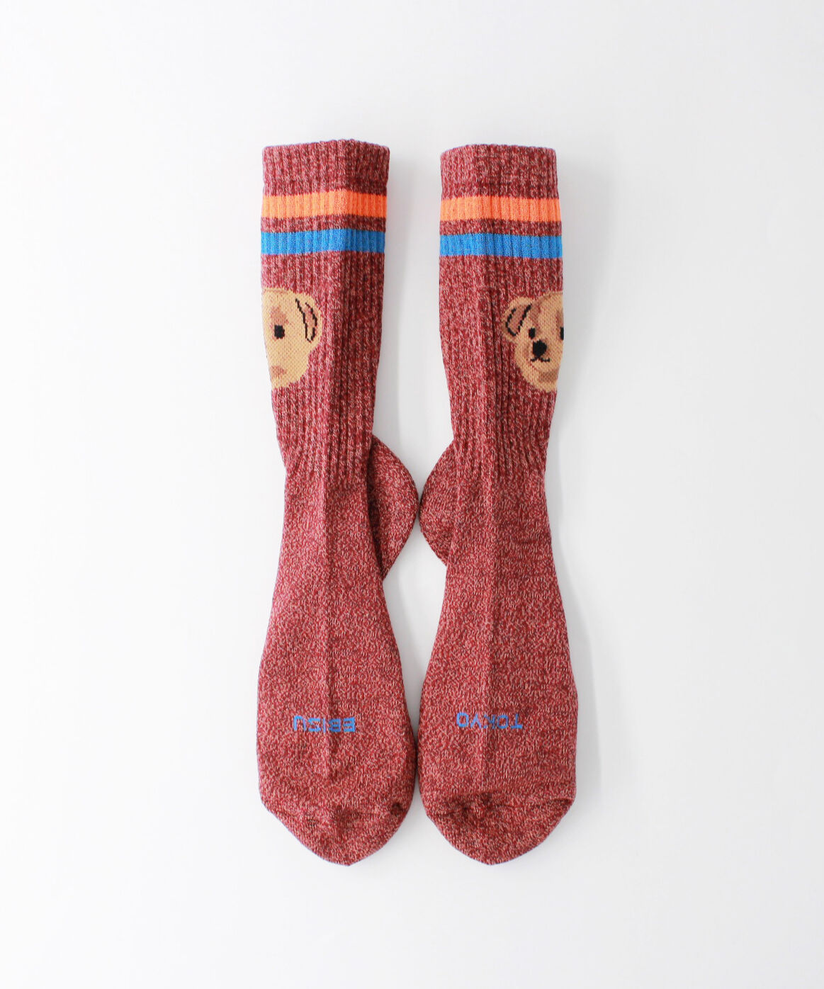 Rostersox Bear Moku Sock - Wine