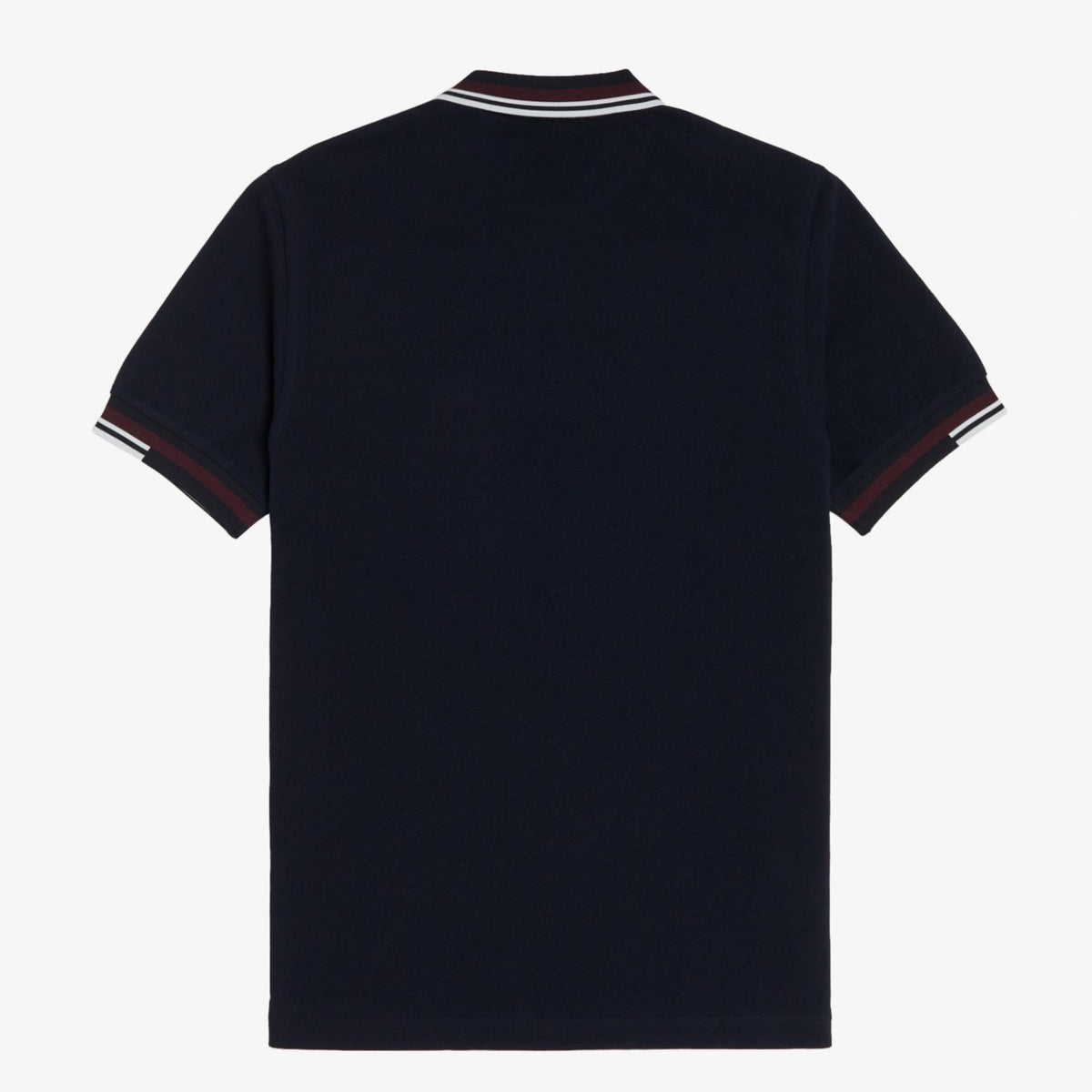 Fred Perry Abstract Tipped Polo Shirt - Navy