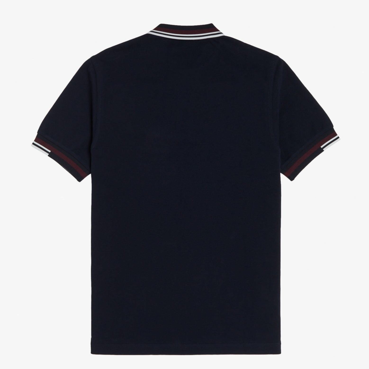 Fred Perry Abstract Tipped Polo Shirt - Navy