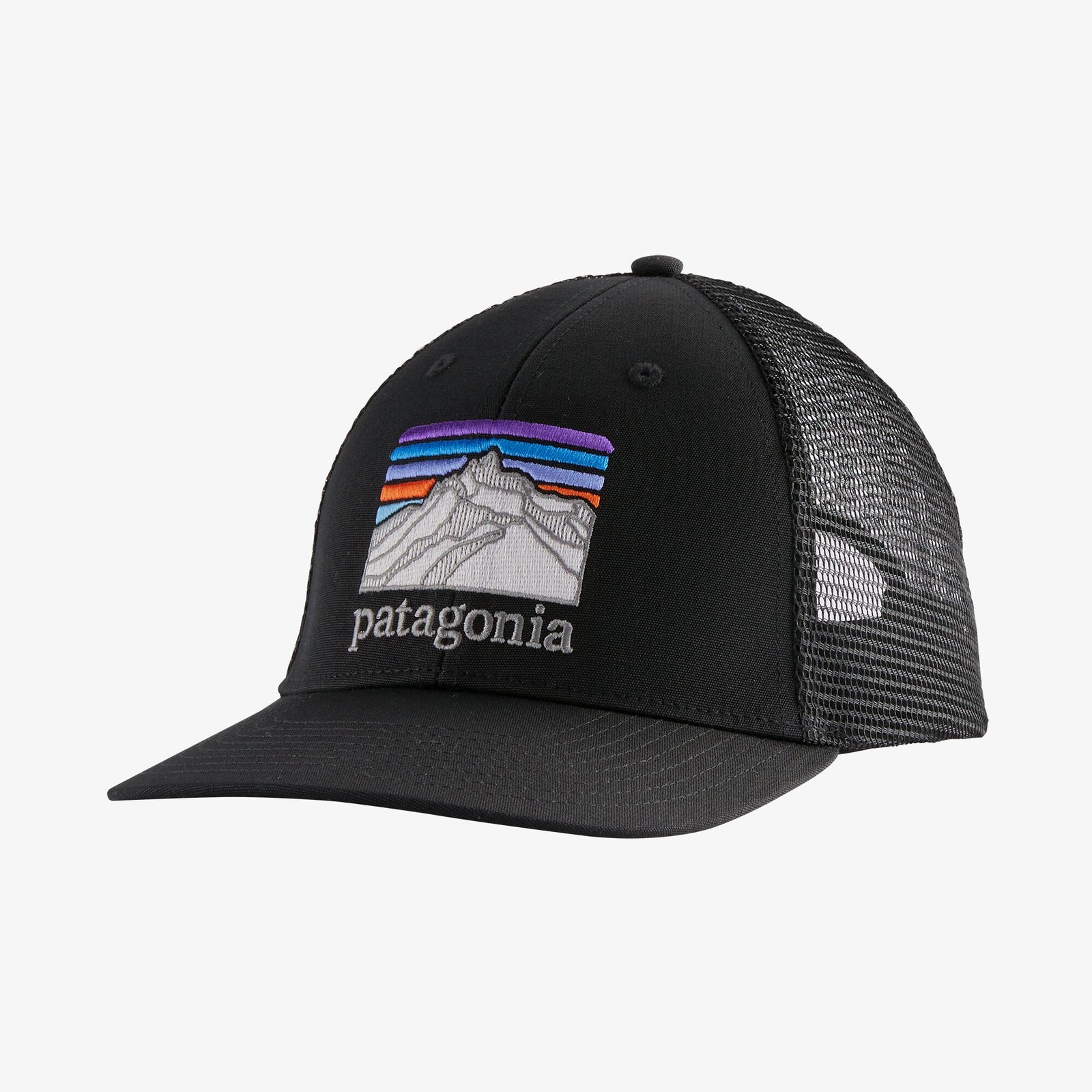 Patagonia Line Logo Ridge Trucker - Black