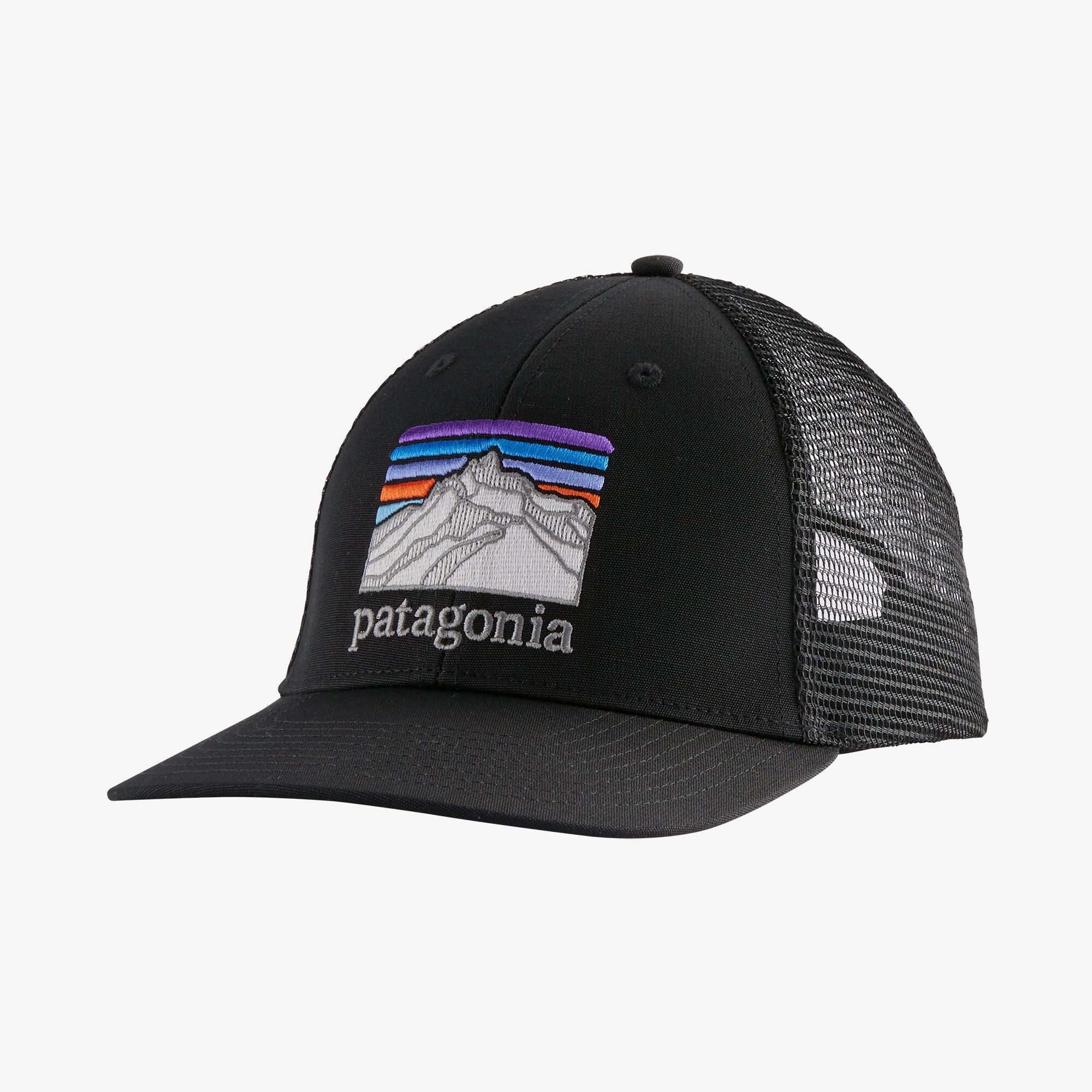 Patagonia Line Logo Ridge Trucker - Black